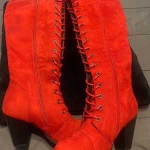 Knee Length Winter Boots with heel